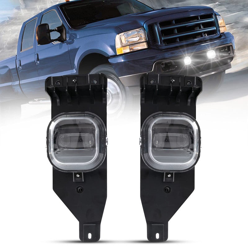 BUNKER INDUST LED Fog Lights for 2005 2006 2007 Ford F250 F350 F450 F550 SUPER DUTY, OEM Bumper Driving Fog Lamp Kit - Image 1